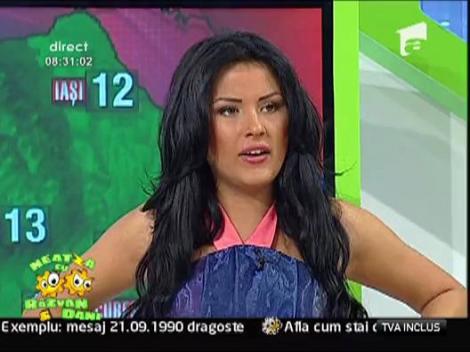 Daniela suparata pe vreme