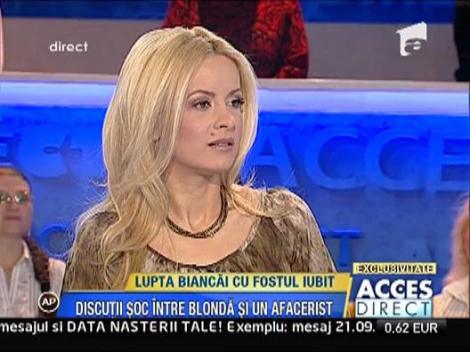 Fostul iubit al Biancai, despre inregistrarea telefonica