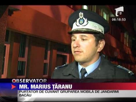 Jandarm zdrobit de masina