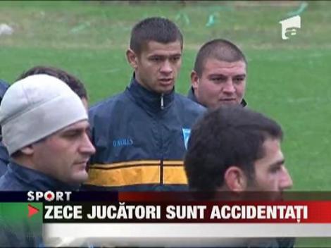Zece "stejari" sunt accidentati