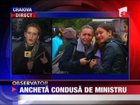 Ancheta condusa de ministru! Elev injunghiat!