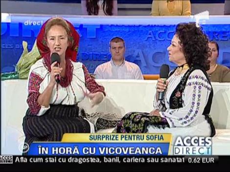 Maria Ciobanu i-a adus flori Sofiei Vicoveanca