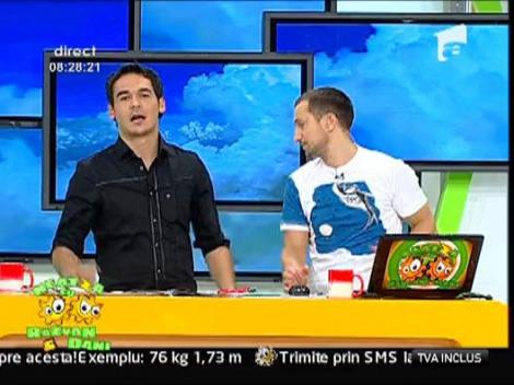 Razvan si Dani la sauna