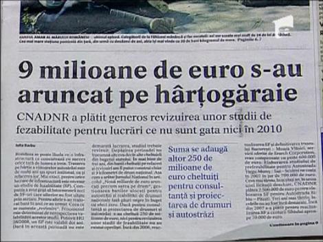 9 milioane de euro aruncati pe hartogaraie