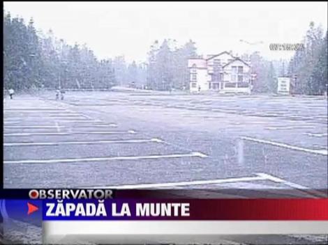 Mai multe drumuri din judetul Brasov sunt blocate din cauza zapezii