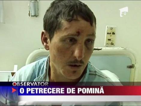 Batut crunt pentru o datorie la bar