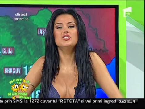 Daniela a inghetat de frig