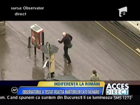 Test pe strada: reactia romanilor la talharie