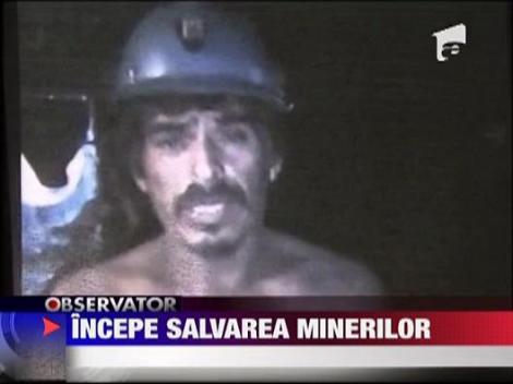 Incepe salvarea minerilor