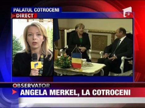 Angela Merkel, la Cotroceni