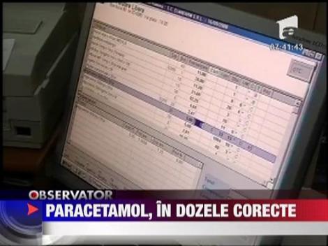 Paracetamol, in dozele corecte