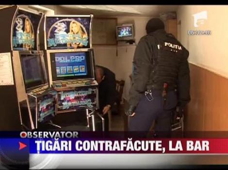 Tigari contrafacute, la bar
