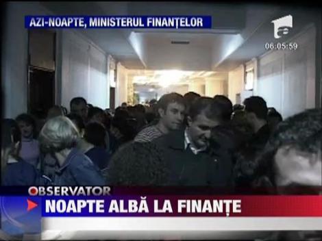 Protest general la Finante