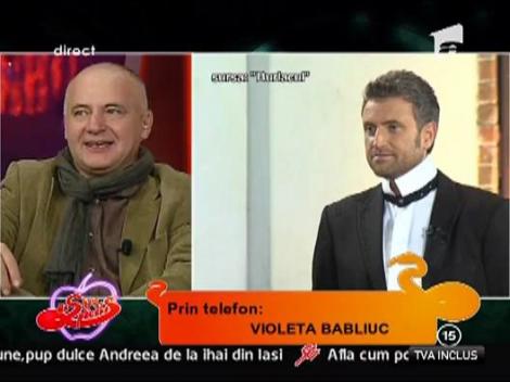 Violeta Babliuc: "Poate ies cu Cristea la un suc"