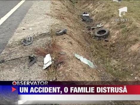O familie distrusa intr-un accident
