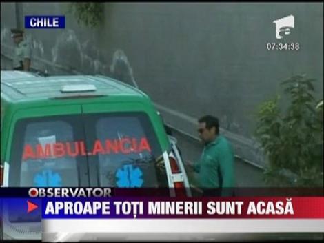 Aproape toti minerii chilieni sunt acasa