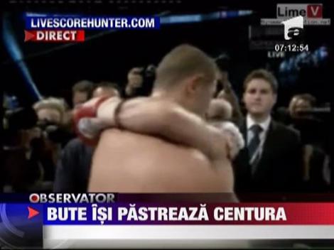 Lucian Bute isi pastreaza titlul mondial