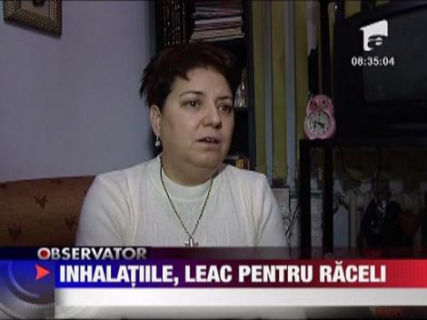 Inhalatiile, leac pentru raceli