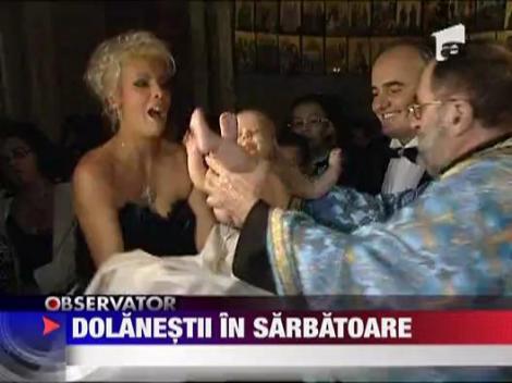 Ioana Maria Dolanescu a fost crestinata