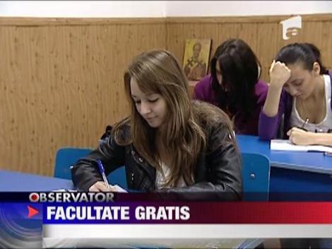 Facultate gratis... in strainatate