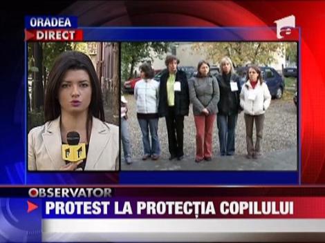 Protest la Protectia Copilului
