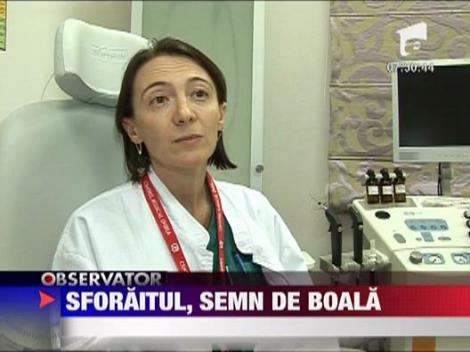 Sforaitul, semn de boala