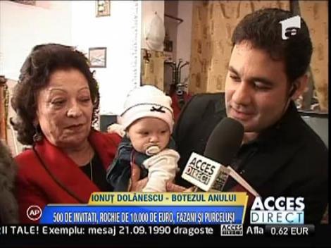 Fetita lui Ionut Dolanescu - baita de dupa botez