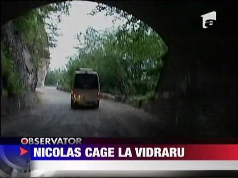 Nicolas Cage filmeaza la Vidraru