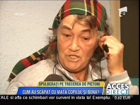 Spulberati pe trecerea de pietoni