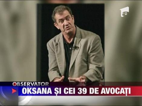 Sotia lui Mel Gibson se apara cu 39 de avocati