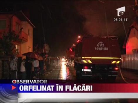 Foc si panica la un orfelinat din Baia Mare