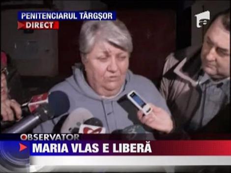 Maria Vlas, in libertate: "SOV e vinovat"