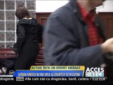 Actori intr-un divort amanat! M. Catone si S. Ionescu