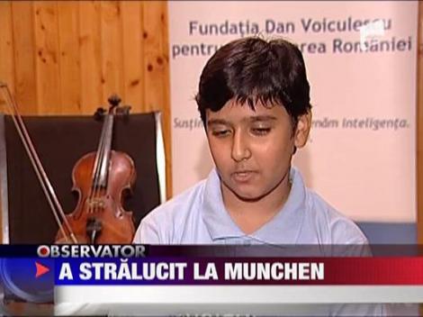 "Micul Paganini" a stralucit la Munchen