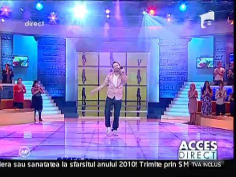 Constantinos Christoforou a cantat pentru Acces Direct