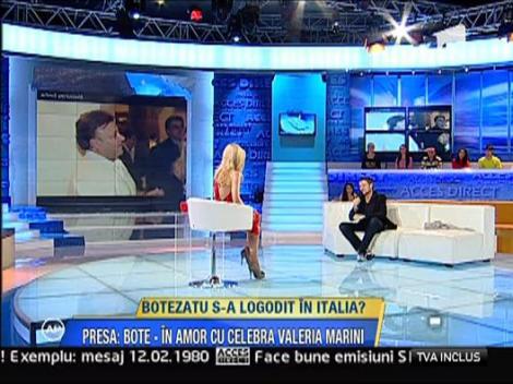 Catalin si Valeria Marini s-au logodit?