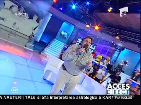 Adrian Daminescu a cantat la Acces Direct