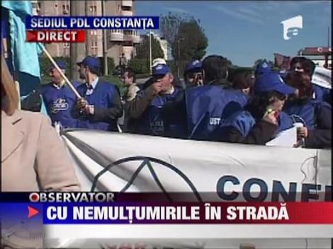 Proteste zgomotoase la Iasi si Constanta