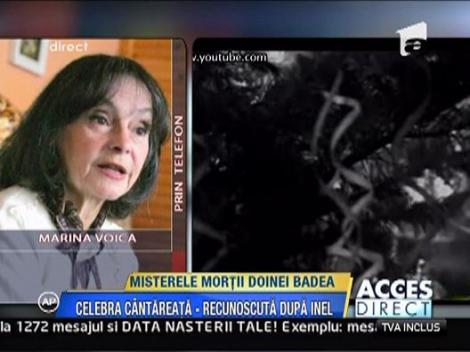 Marina Voica a vorbit despre Doina Badea