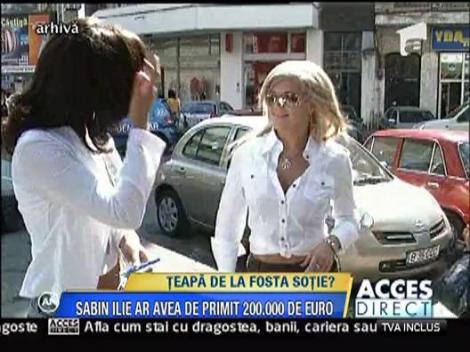 Sabin Ilie - teapa de 200.000 de euro de la fosta sotie?