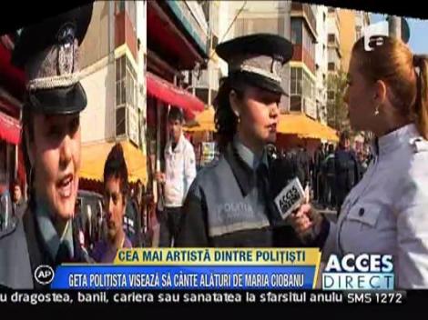 Politista care canta muzica populara