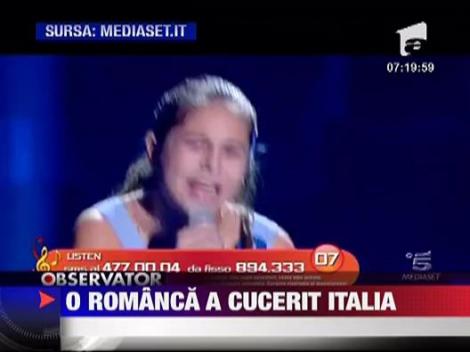 O romanca a cucerit Italia