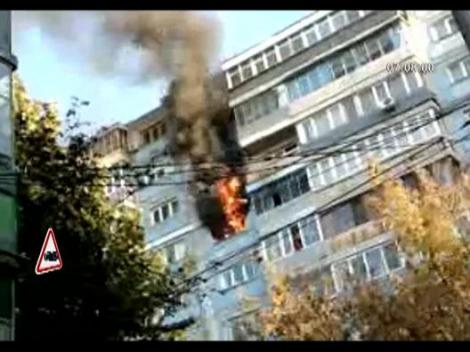 Flacari in apartament! Incendiu la Timisoara