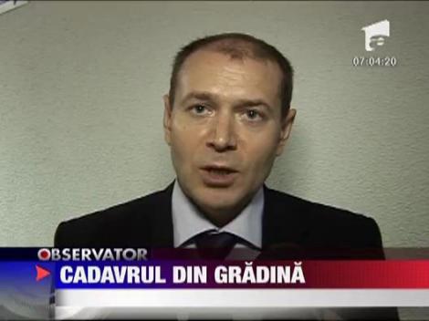 Si-a ingropat nevasta in gradina