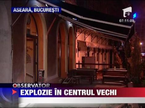 Explozie in Centrul Vechi din Capitala