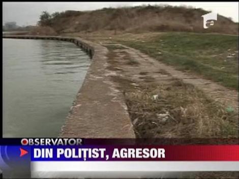Din politist, agresor