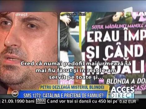 Petru Mircea explica relatia cu blonda