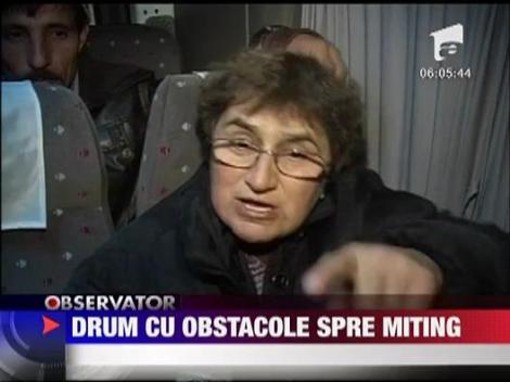 Drumul sindicalistilor spre Bucuresti