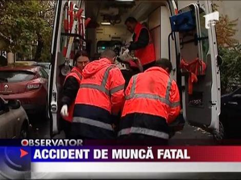 Accident de munca fatal in Capitala