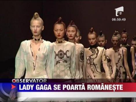 Lady Gaga se imbraca de la romani